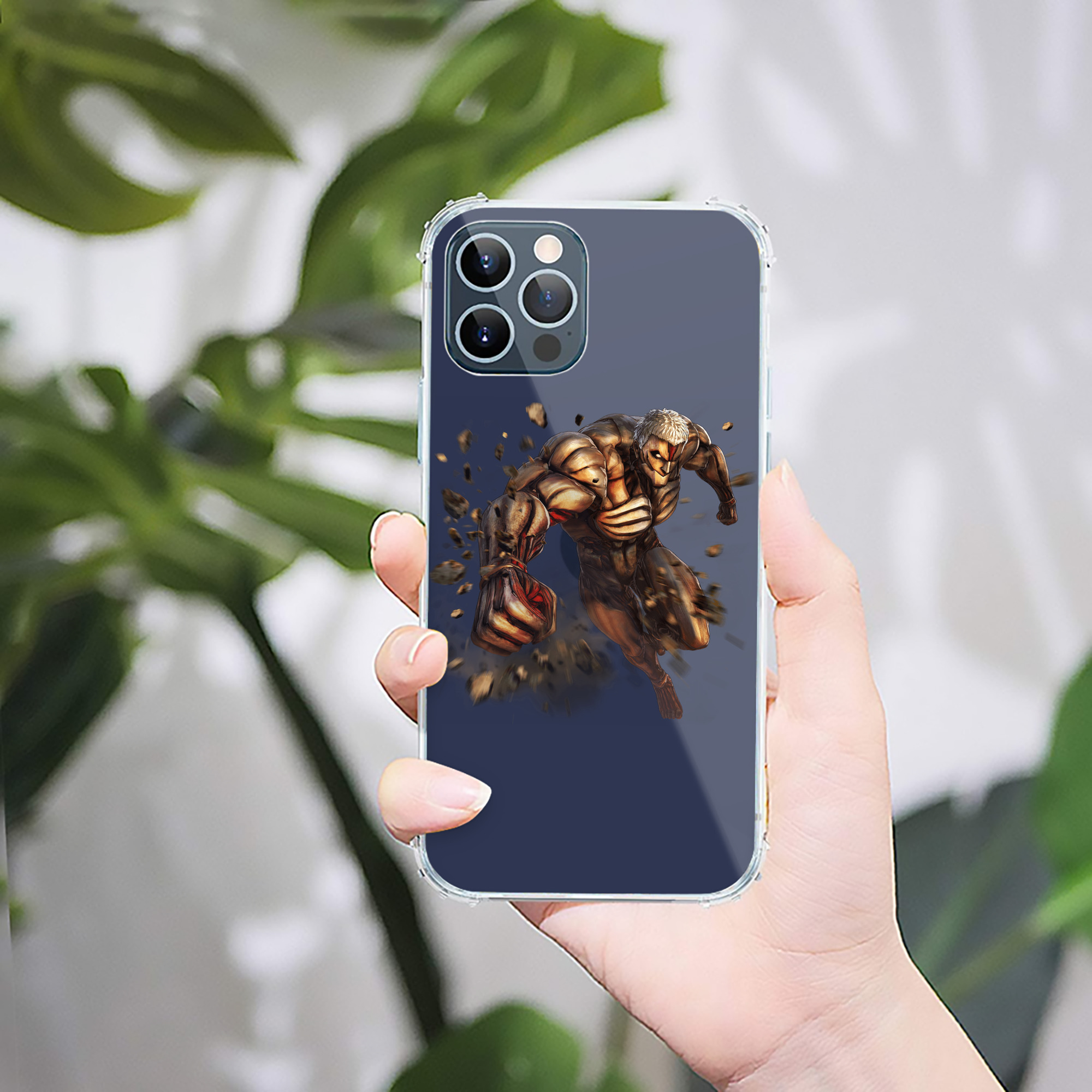 （画像用） 進撃の巨人 Attack on Titan 【iPhone 12シリーズ対応】透明スマホケース（クリアソフトケース）